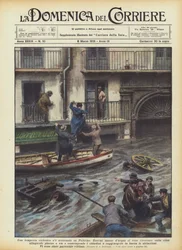 Een cyclonische storm barstte los over Palermo