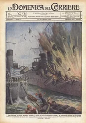 Een tragedie in de haven van Piraeus (Griekenland)