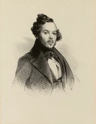 Portret van Emilien Desmaisons (1812-1880), tekenaar en lithograaf. (IFF 65)