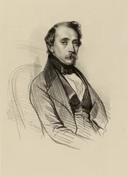 Portret van François-Alexandre David, lithograaf (IFF 190)
