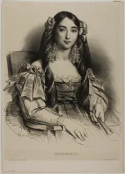 Portret van een Spaanse vrouw