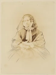 [Portret van een dame ten halve lijve].