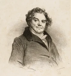 Portret van Eugène Vidocq (1775-1857), avonturier en hoofd van de veiligheidspolitie.