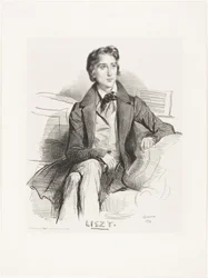 Portret van Franz Liszt