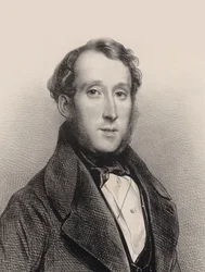 Portret van pianist en componist George Alexander Osborne 1806-1893