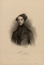 Portret van de componist Theodor Döhler 1814-1856