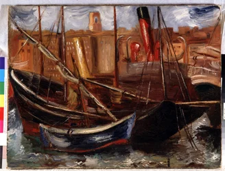 Boten in de oude haven van Marseille