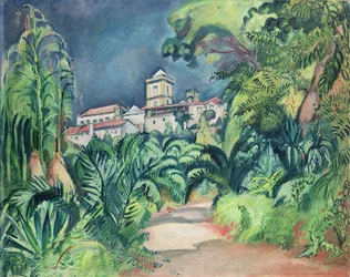 Tuin van de Universiteit van Coimbra, Portugal