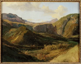 De tempel van Segesta, Sicilië (schilderij op doek)