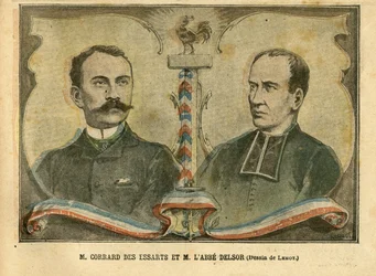 Illustratie van Achille Lemot (1846-1909) in Le Pelerin, 24/01/04 - M. Corrard des essarts en M. L