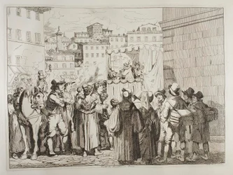 Marionettenvoorstelling in Rome
