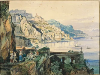 Italië, Uitzicht op Amalfi