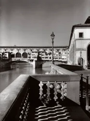 Ponte Vecchio, Florence, Italië, ca. 1955