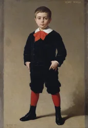 Portret van Henri Achille, de zoon van de kunstenaar, 1881
