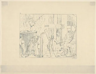 Vrije zwarte mensen in het noorden uit Confederate War Etchings, 1861-63