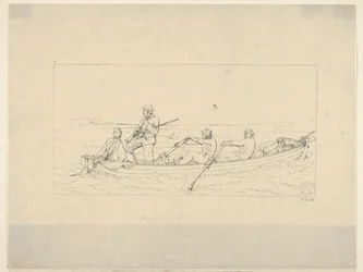 Marylanders steken de Potomac over om zich bij het Zuidelijke leger aan te sluiten uit Confederate War Etchin...
