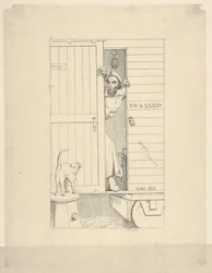 Doortocht door Baltimore uit Confederate War Etchings, 1861-63