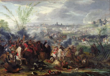 Studie voor belegering van een Vlaamse stad