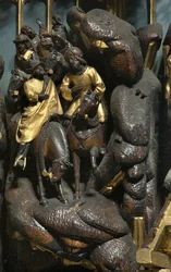 Aanbidding der Wijzen (detail)