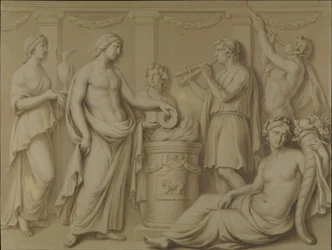 Ceremoniële scène, 1765-66