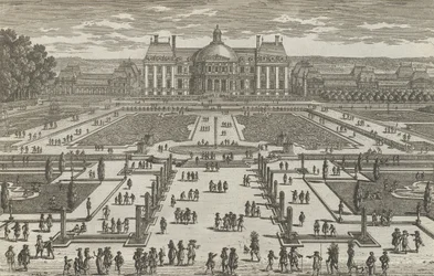 Uitzicht op Vaux-Le-Vicomte, 1680s
