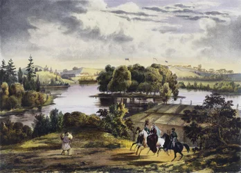 Uitzicht op Izhora, 1833