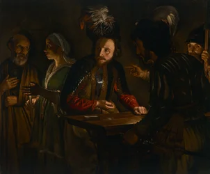 De ontkenning van de heilige Petrus, ca. 1627 (olieverf op doek)