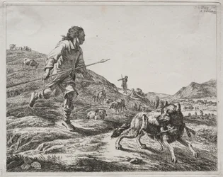 Herder die een Wolf Achtervolgt, 1803