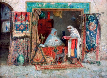Tapijthandelaar, ca. 1870-1913