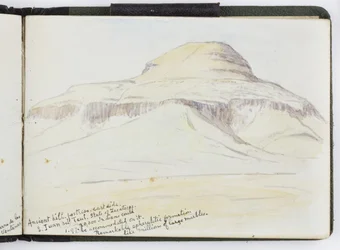 Schetsboek van aquarellen, tekeningen en notities, Mexico, 1896-1898