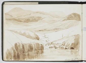 Schetsboek van aquarellen, tekeningen en notities, Mexico, 1896-1898