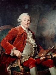Portret van Charles-Amédée-Philippe van Loo