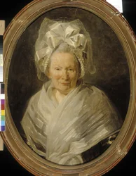 Portret van een oude vrouw
