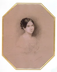 Portret van Leopoldine Hugo (1824-43)