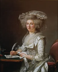 Frans:  Portrait de femme Portret van een vrouw