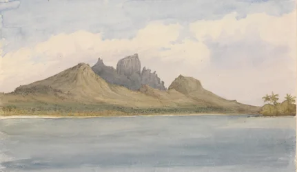 Bora bora, SE zijde, binnen het rif, 5 september 1849 [Society Islands]
