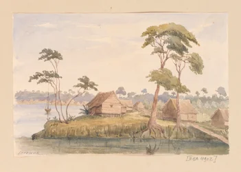 Sarawak uit West-Indië, Noord-Amerika en Borneo plakboek