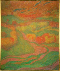 Landschap (olieverf op doek)
