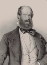 Portret van de componist Luigi Ricci 1805-1859