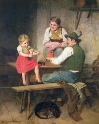 De gelukkige familie