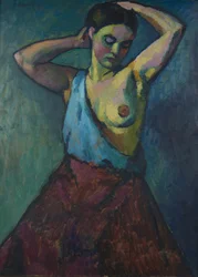 Meisje met rode rok, 1910