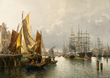 In de haven van Le Havre