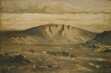 Eenzaam landschap (Boerenbruiloft)