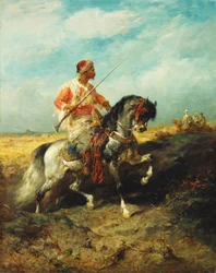 Een Arabische ruiter