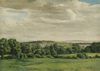 Landschap in Holstein, 1827