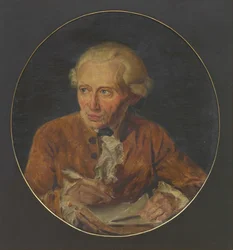 Portret van Immanuel Kant 1724-1804, begin 19e eeuw