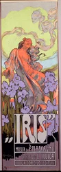 Iris Opera gecomponeerd door Pietro Mascagni en Italiaans libretto door Luigi Illica (1898). Poster geïllustreerd door Adolfo Hohenstein (1854-1928) 1910
