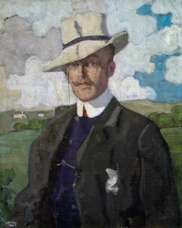 Portret van de Franse componist Emile Desportes