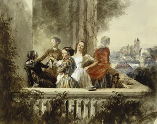 In de open lucht, 1852