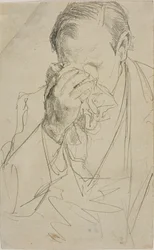 Huilende man